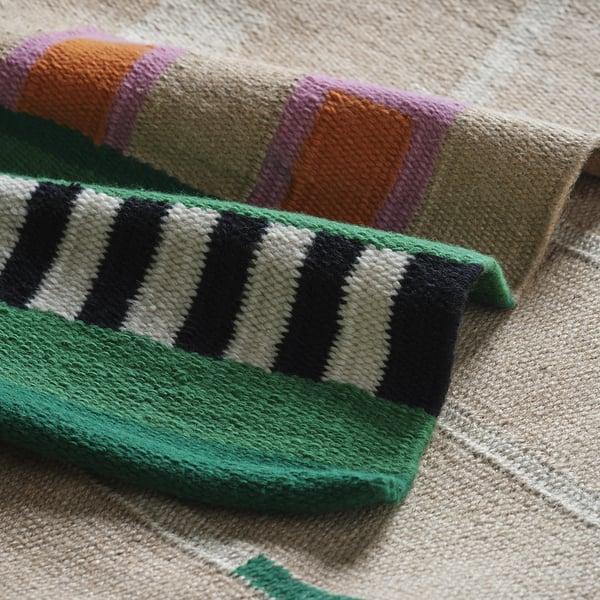 IKEA MÄVINN Rug Beige/green 5 ' 7 "x7 ' 10 "