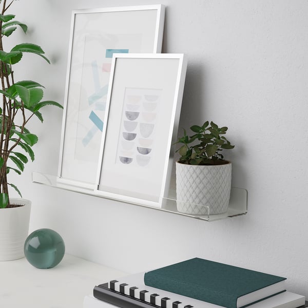 IKEA MELLÖSA Picture Ledge Transparent 23 5/8 "