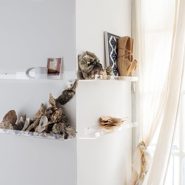 IKEA MELLÖSA Picture Ledge Transparent 23 5/8 "