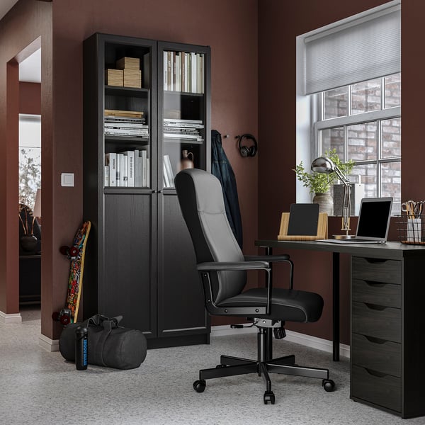 IKEA MILLBERGET Swivel Chair Murum Black