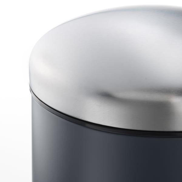 IKEA MJÖSA Pedal Bin Dark Gray 3 Gallon