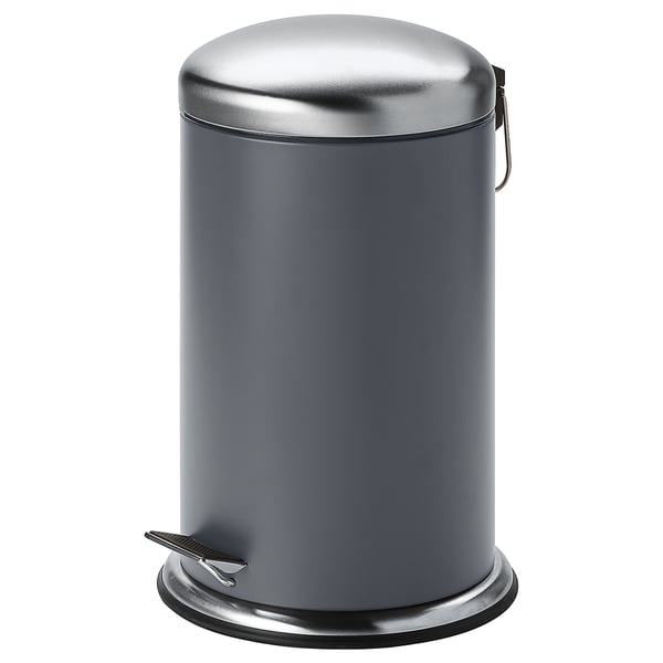 IKEA MJÖSA Pedal bin dark gray 3 gallon