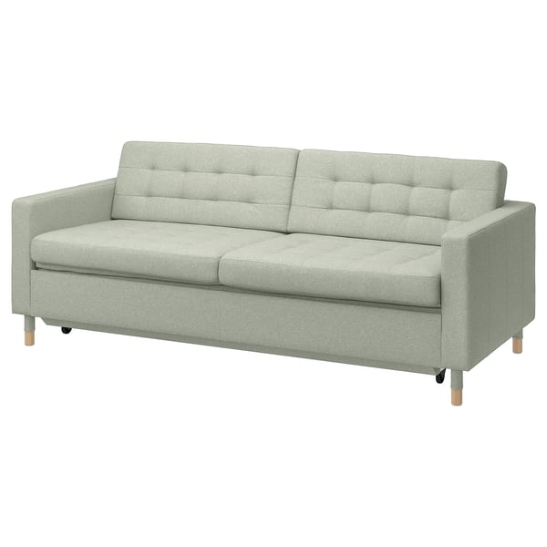 IKEA MORABO Sleeper Sofa Gunnared Light Green/wood