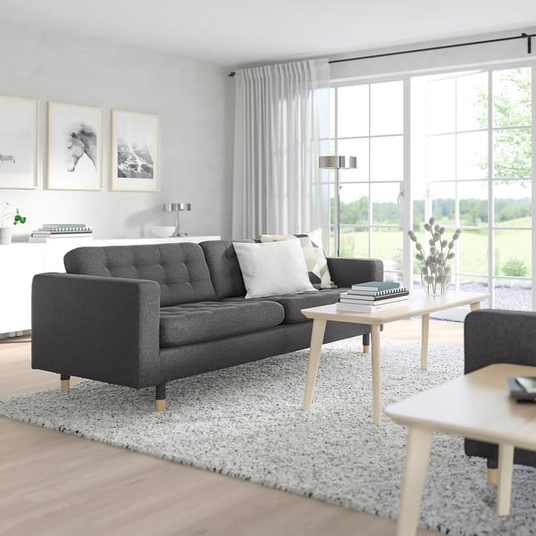 IKEA MORABO Sofa Gunnared Dark Gray/wood