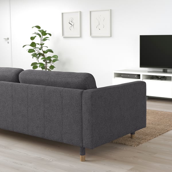 IKEA MORABO Sofa Gunnared Dark Gray/wood