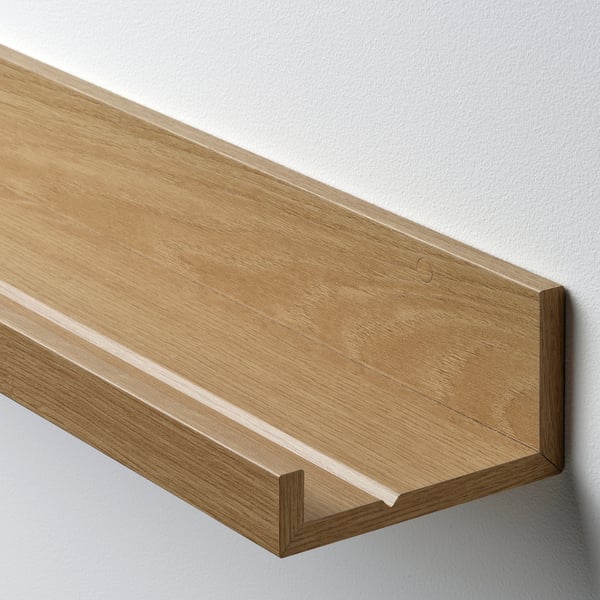 IKEA MOSSLANDA Picture Ledge Oak Effect 45 1/4 "