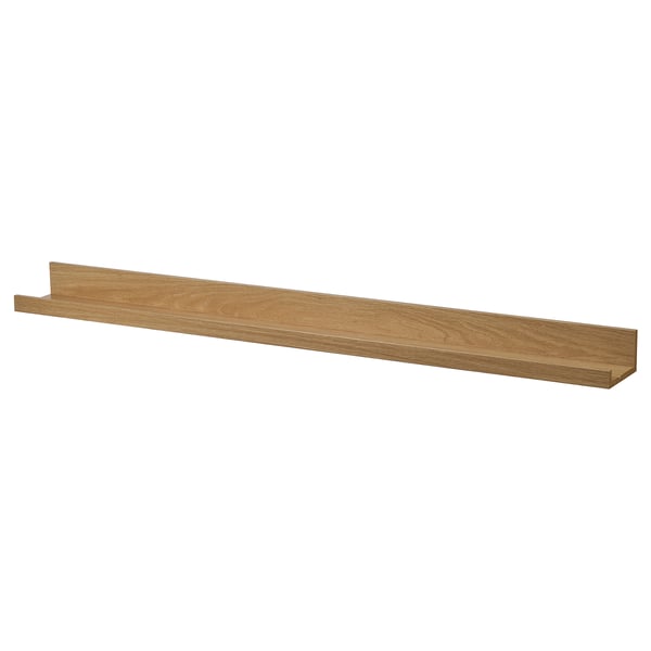 IKEA MOSSLANDA Picture ledge oak effect 45 1/4 "