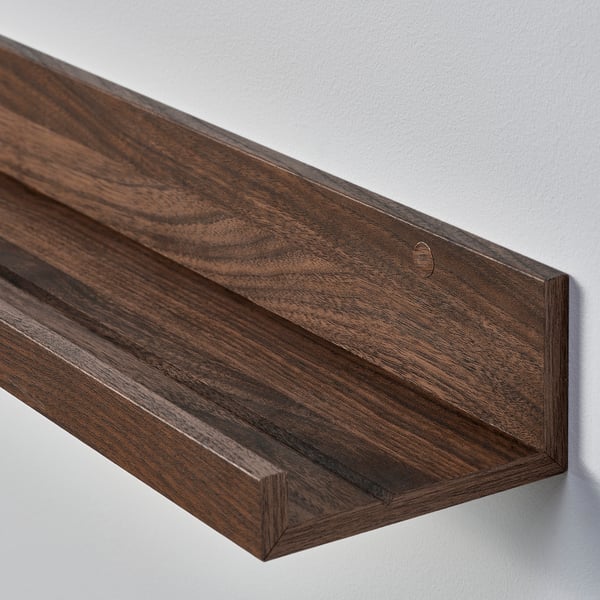 IKEA MOSSLANDA Picture Ledge Walnut Effect 21 ¾ "