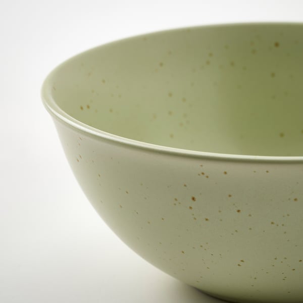 IKEA MOSSMAL Bowl Dot Pattern/light Green 6 ½ "