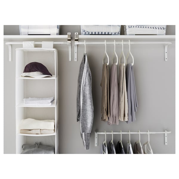 IKEA MULIG Clothes Bar White 23 5/8-35 3/8 "