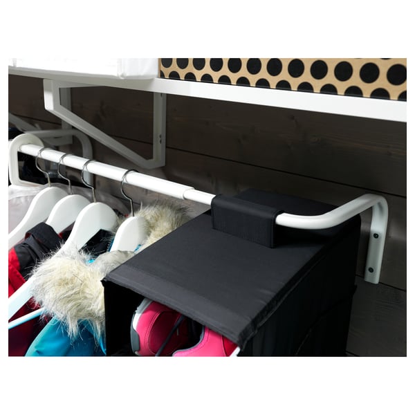 IKEA MULIG Clothes Bar White 23 5/8-35 3/8 "