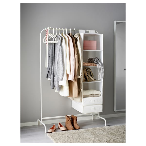 IKEA MULIG Clothes Rack White 39x59 7/8 "