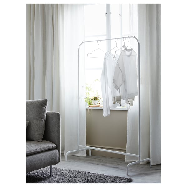 IKEA MULIG Clothes Rack White 39x59 7/8 "