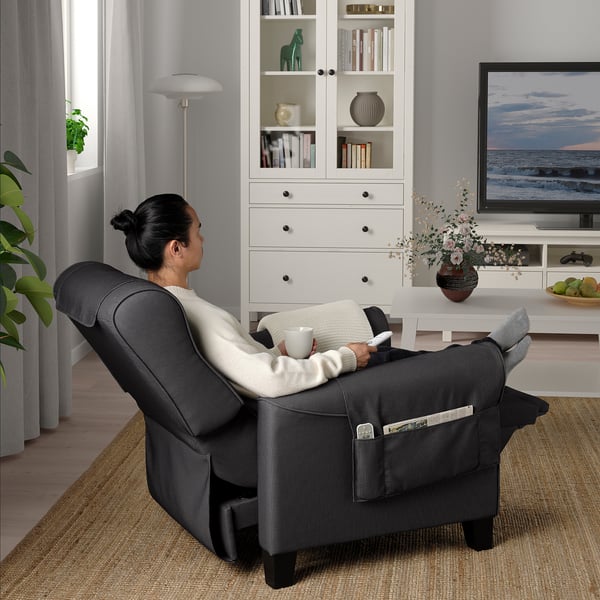 IKEA MUREN Recliner Remmarn Dark Gray