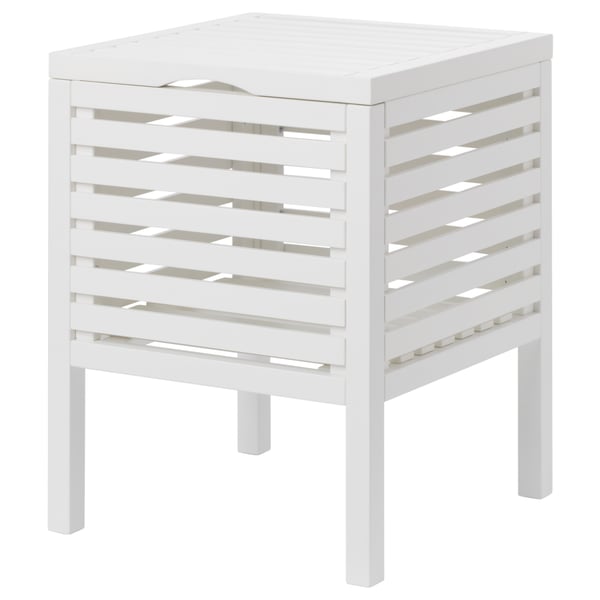IKEA MUSKAN Storage stool white 19 5/8 "