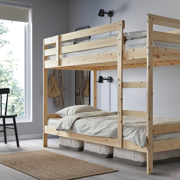 IKEA MYDAL Bunk Bed Frame Pine Twin