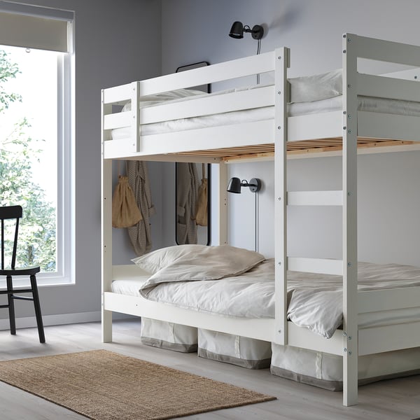 IKEA MYDAL Bunk Bed Frame White Twin