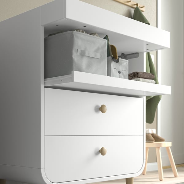 IKEA MYLLRA Changing Table With Drawers White