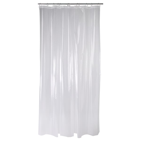 IKEA NÄCKTEN Shower curtain clear 71x71 "