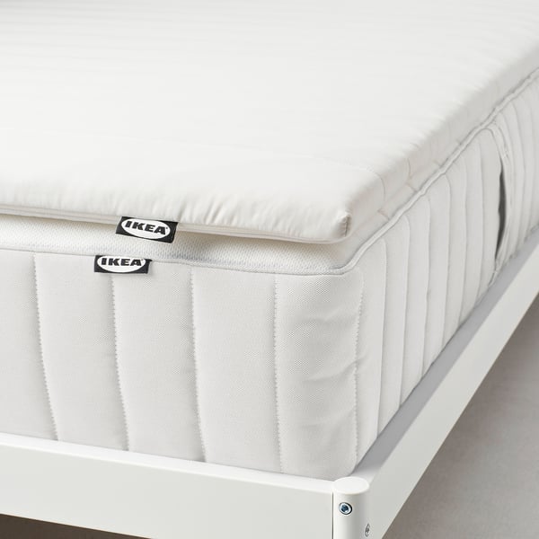 IKEA NÄSFJÄLLET Mattress Topper White Queen