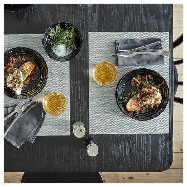 IKEA NÄTBARB Deep Plate/bowl Black 7 ½ "
