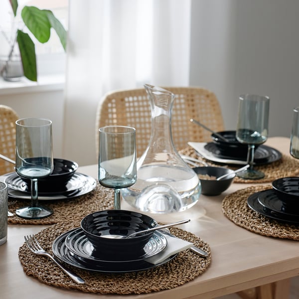 IKEA NÄTBARB Side Plate Black 7 "