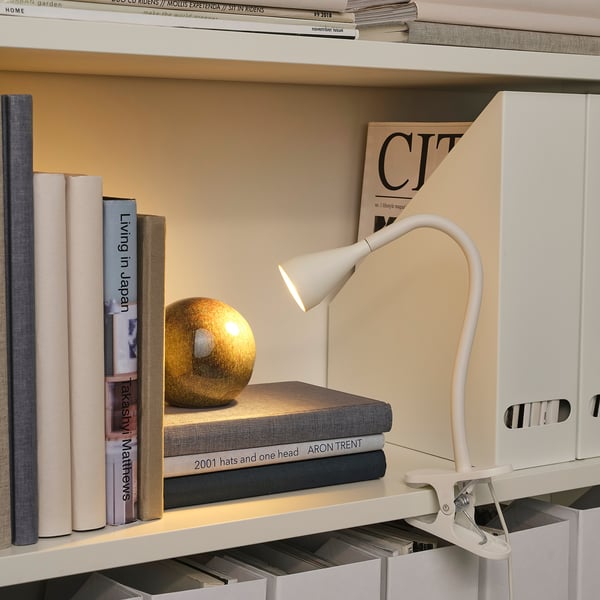 IKEA NÄVLINGE LED Clamp Spotlight White