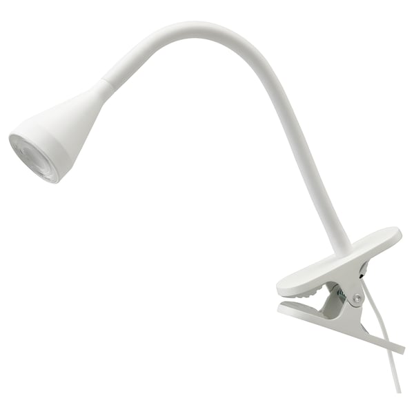 IKEA NÄVLINGE LED clamp spotlight white