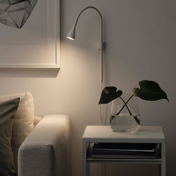 IKEA NÄVLINGE LED Wall/clamp Spotlight White