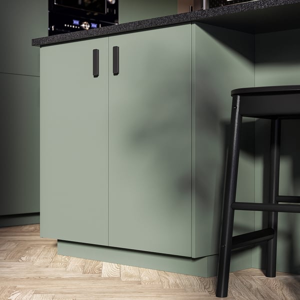 IKEA NICKEBO Door Matte Gray-green 15x30 "