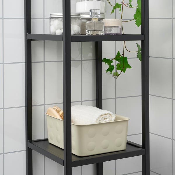 IKEA NOJIG Organizer Plastic/beige 7 ¾x9 ¾x4 "