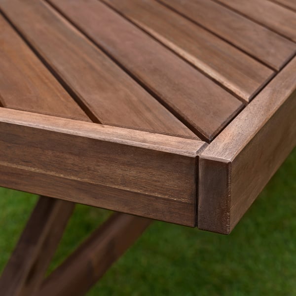 IKEA NORRMANSÖ Table Outdoor Acacia 86 5/8x39 3/8 "