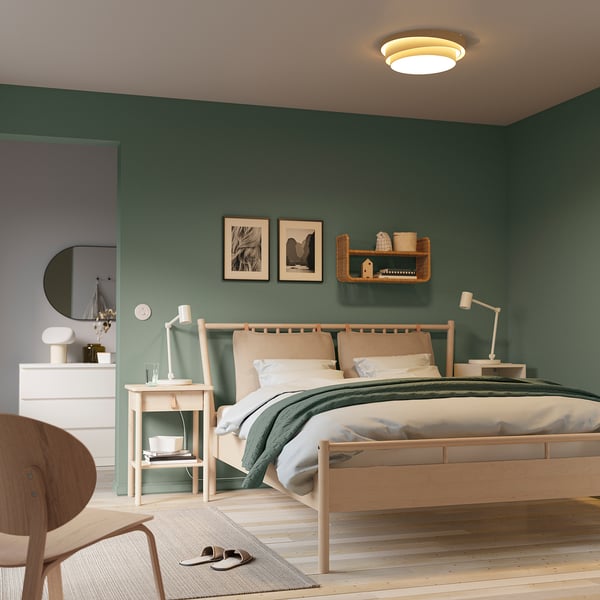 IKEA NÖSUND Ceiling Lamp Birch 17 "