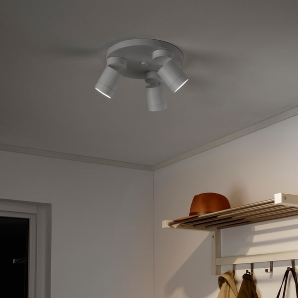 IKEA NYMÅNE Ceiling Spotlight With 3 Lights White