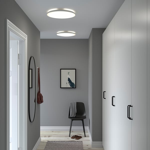 IKEA NYMÅNE LED Ceiling Lamp White