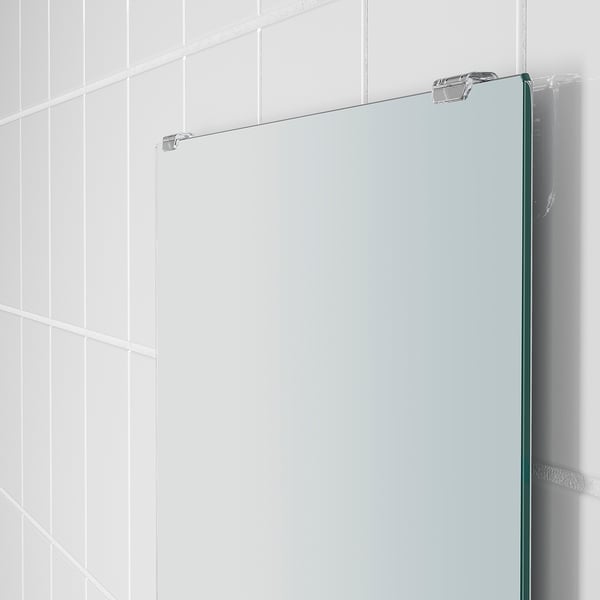 IKEA NYSJÖN Mirror With Shelf White 19 5/8x23 5/8 "