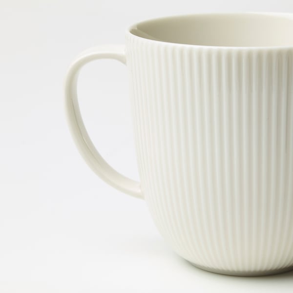 IKEA OFANTLIGT Mug White 10.5 Oz