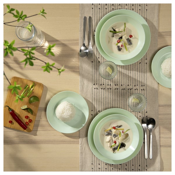 IKEA OFTAST Deep Plate/bowl Light Green 8 "