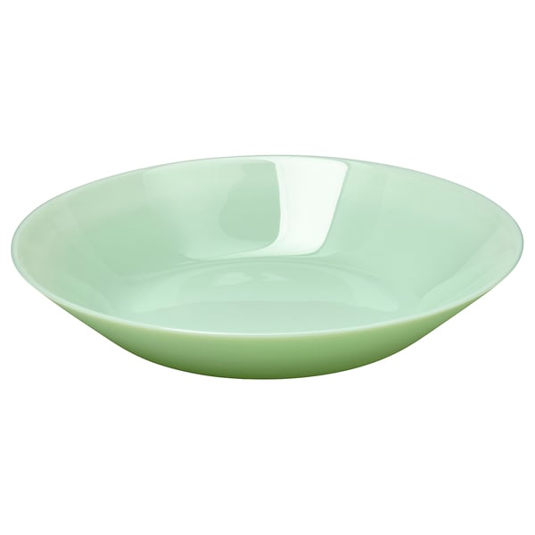 IKEA OFTAST Deep plate/bowl light green 8 "