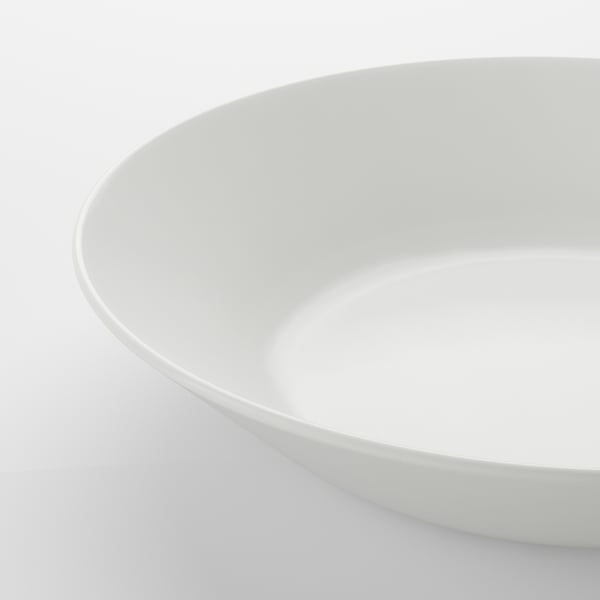 IKEA OFTAST Deep Plate/bowl White 8 "