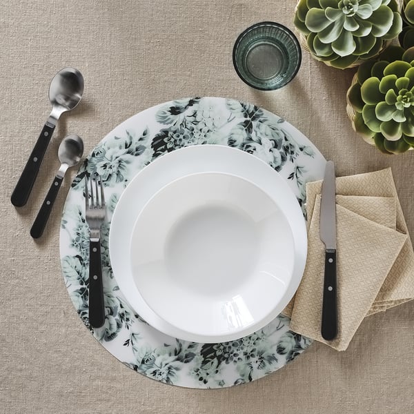IKEA OFTAST Deep Plate/bowl White 8 "