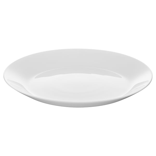 IKEA OFTAST Side plate white 7 ½ "