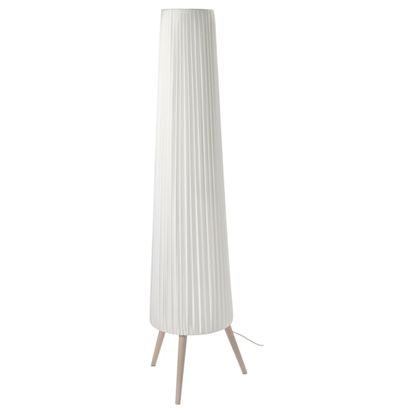 IKEA ÖKENSAND Floor lamp beech/white