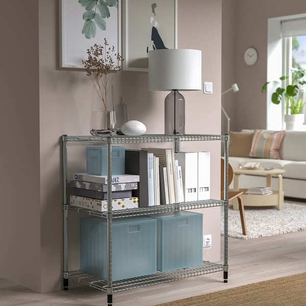 IKEA OMAR Shelf Unit Galvanized 36 1/4x19 5/8x37 "