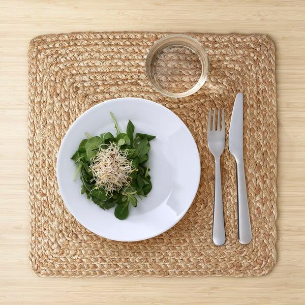 IKEA OMBONAD Place Mat Jute Braided 15x15 "