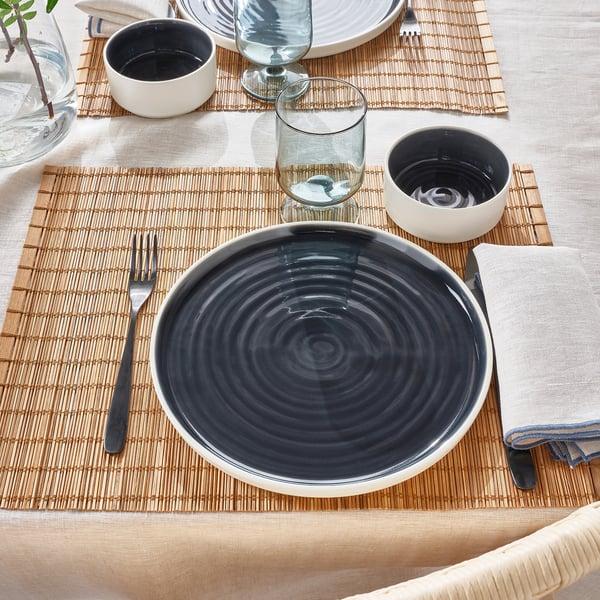 IKEA OMBONAD Plate Dark Gray 10 "