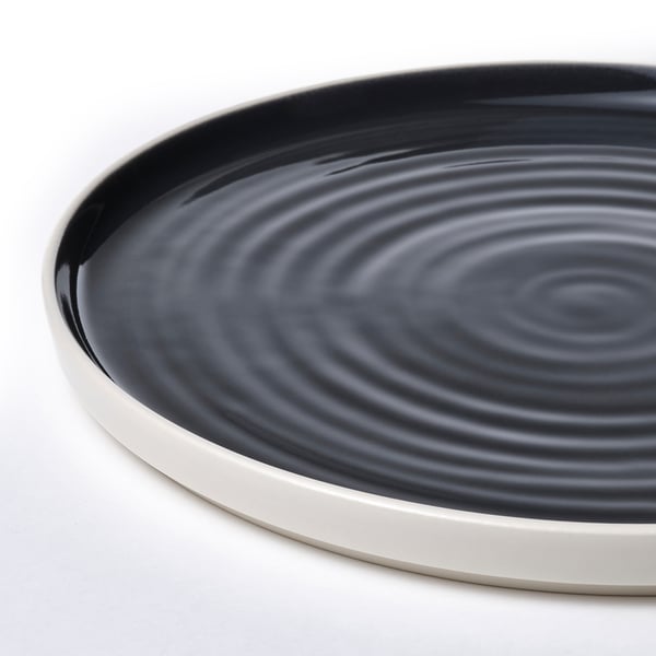 IKEA OMBONAD Plate Dark Gray 10 "
