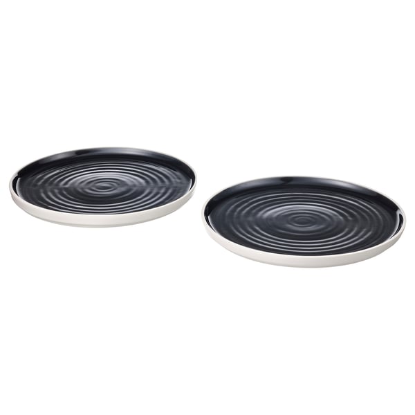 IKEA OMBONAD Plate dark gray 10 "