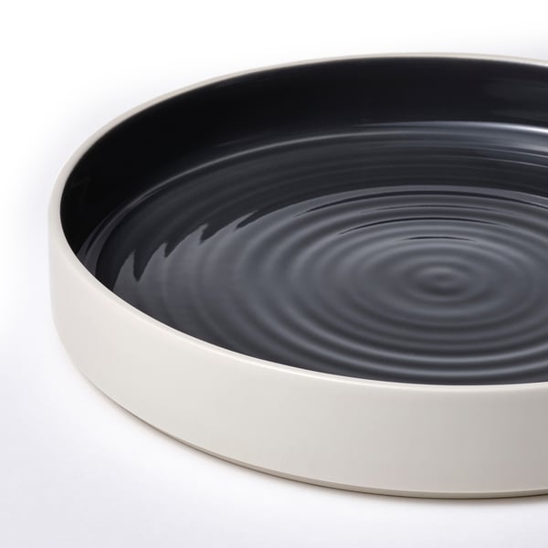 IKEA OMBONAD Serving Plate Dark Gray 11 "