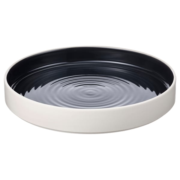 IKEA OMBONAD Serving plate dark gray 11 "